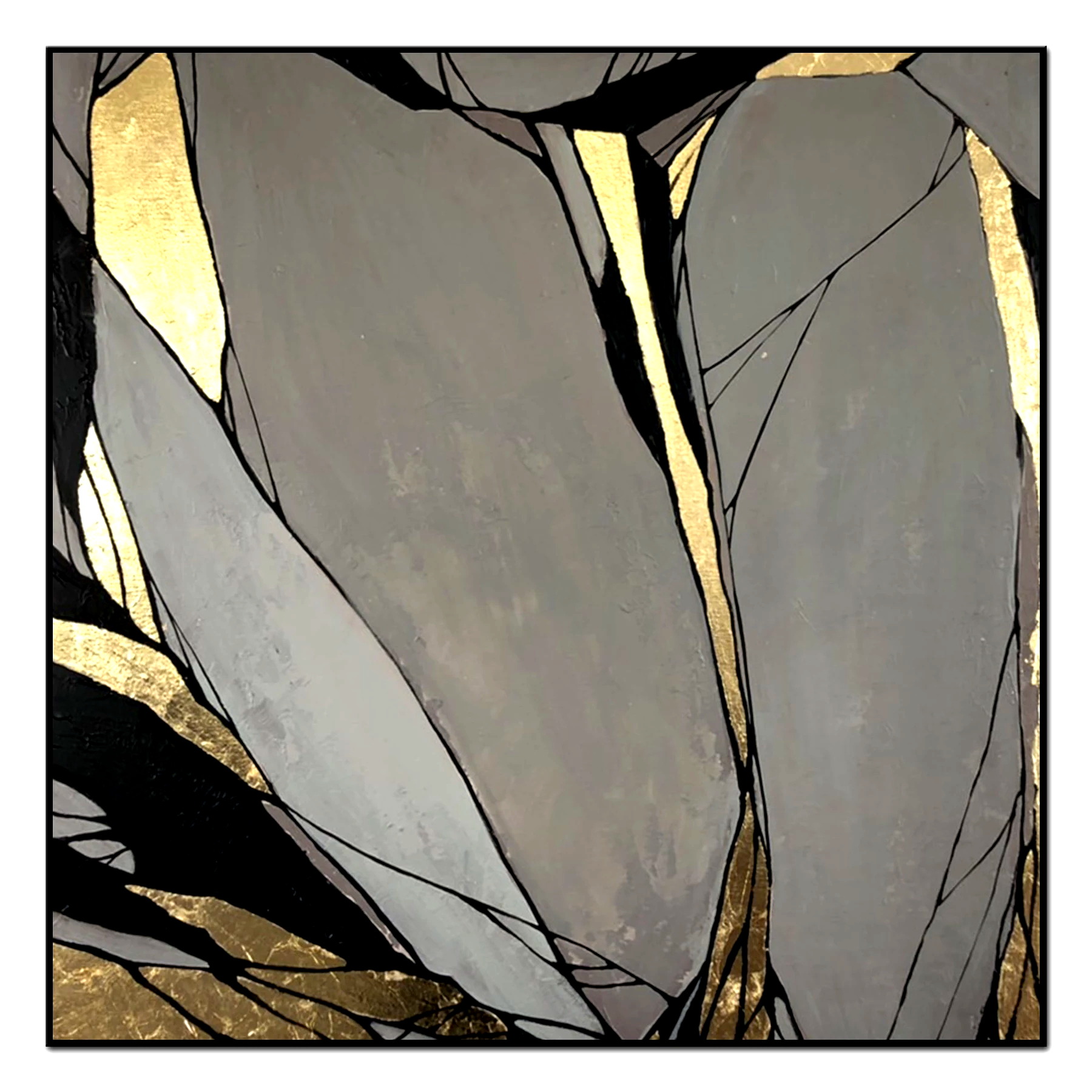 تابلو ورق طلا طرح پروانه کد 002