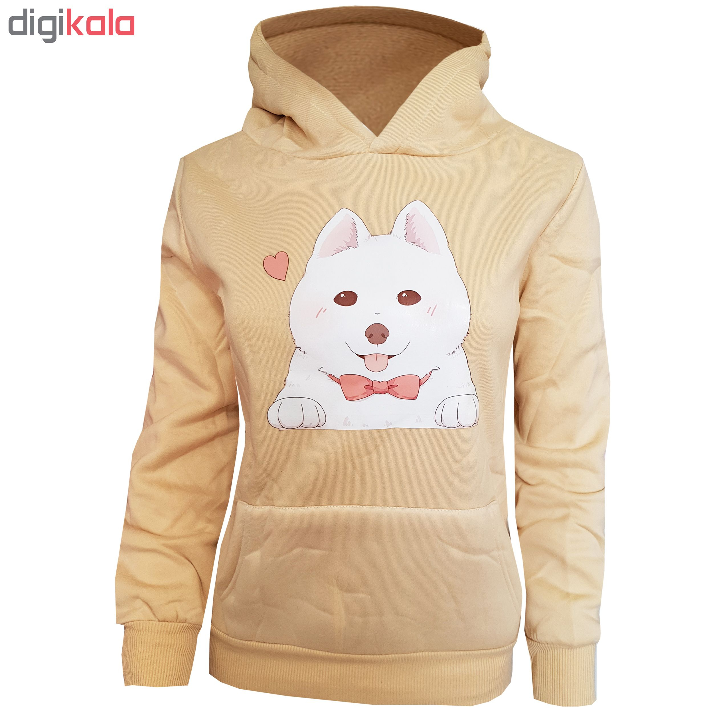 هودی زنانه طرح Lovely Dog کد w1