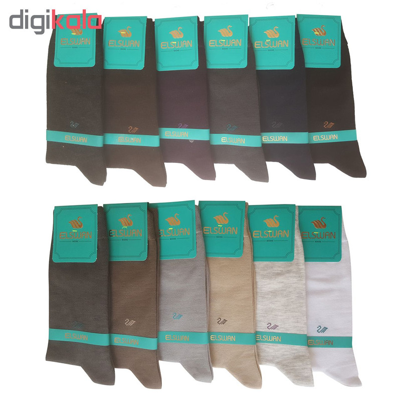 جوراب مردانه ال سون کد PH188 مجموعه 12 عددی جوراب مردانه ال سون کد PH188 مجموعه 12 عددی