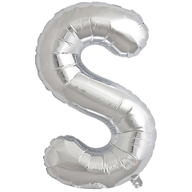 بادکنک فویلی طرح S کد 01