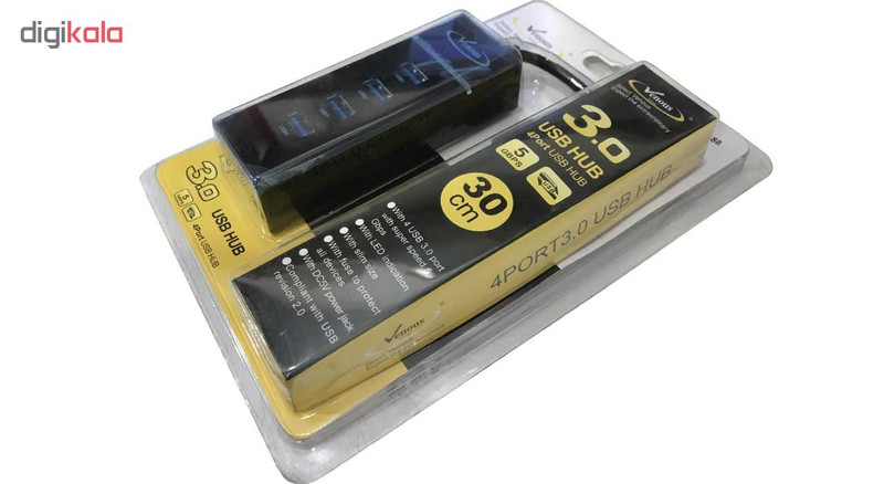 هاب 4پورت 3.0 USB ونوس مدل PV-H188 1