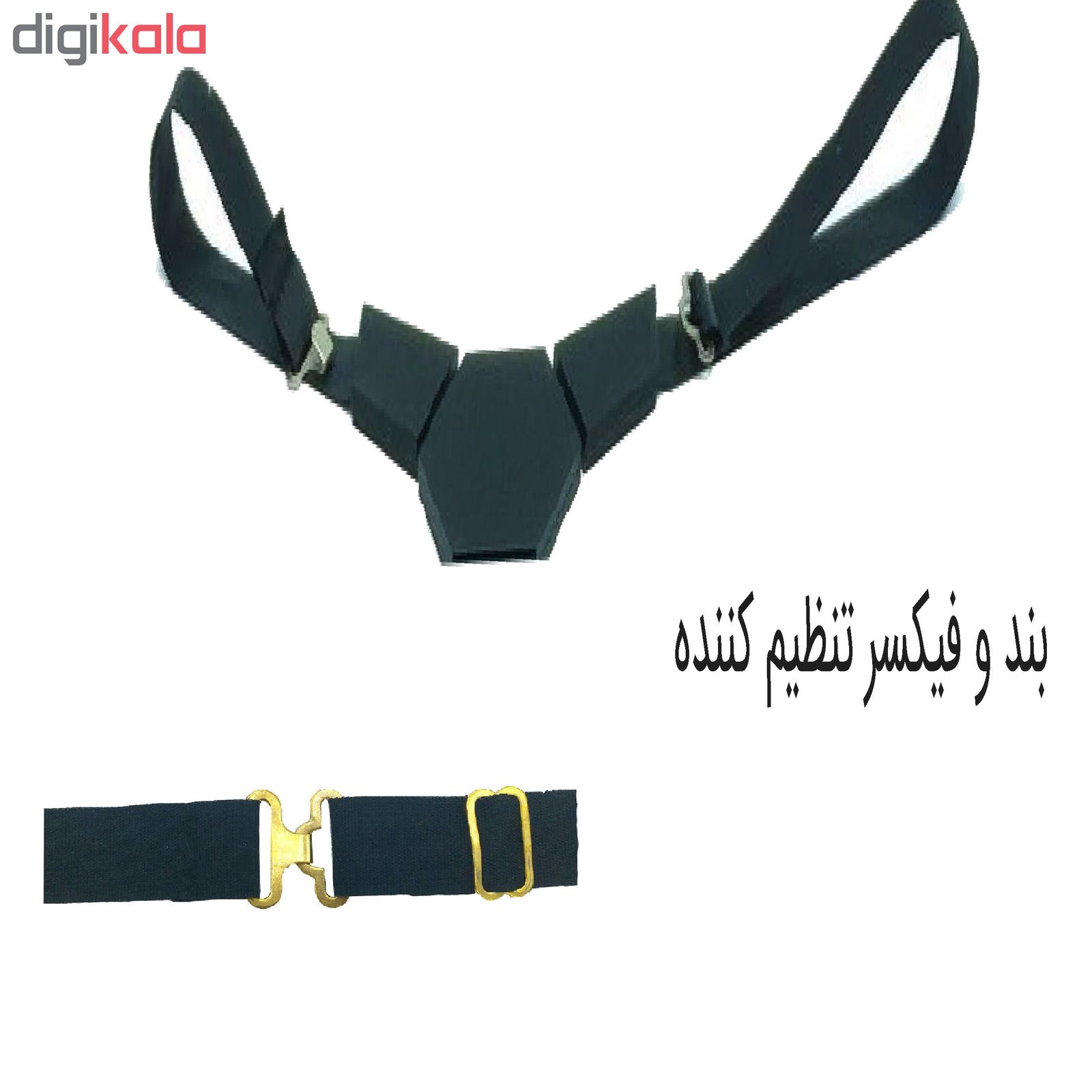 کراوات مردانه هکس ایران مدل KX-BL MT ZNB -  - 5