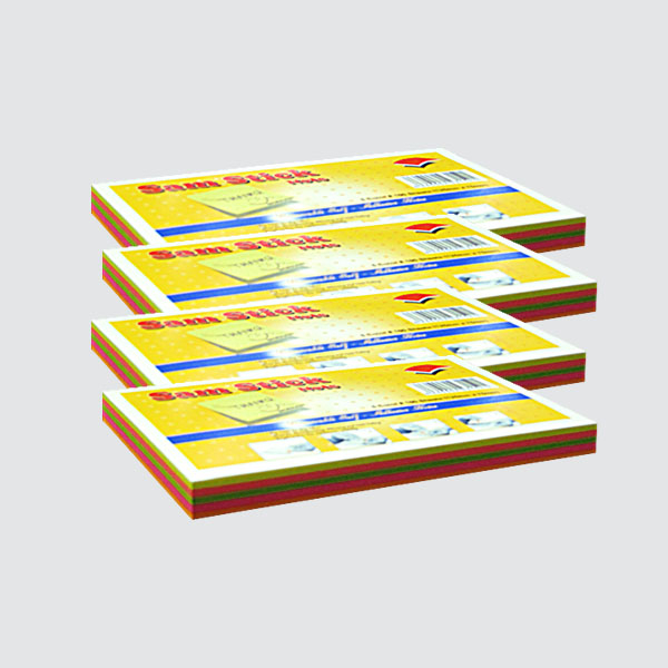کاغذ یادداشت چسب دار مدل Samstick2 بسته 4 عددی