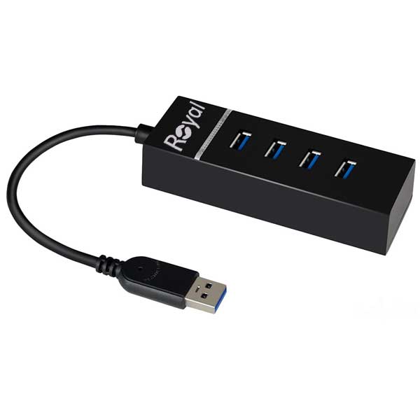 هاب 4پورت USB 3.0 رویال کد 303