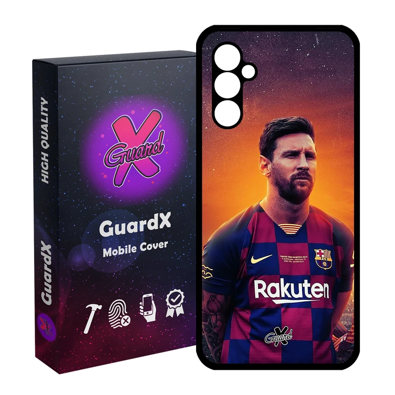 کاور گارد ایکس طرح Messi مدل Glass10123 مناسب برای گوشی موبایل سامسونگ Galaxy A24/A24 4G/M34 5G