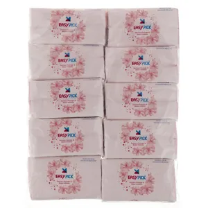 دستمال کاغذی 100 برگ ایزی پیک مدل Flower بسته 10 عددی