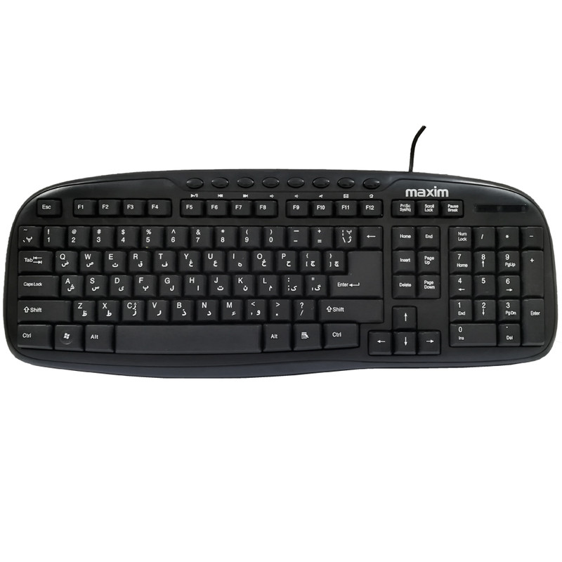 کیبورد ماکسیم مدل MX-Combo 7010 با حروف فارسی