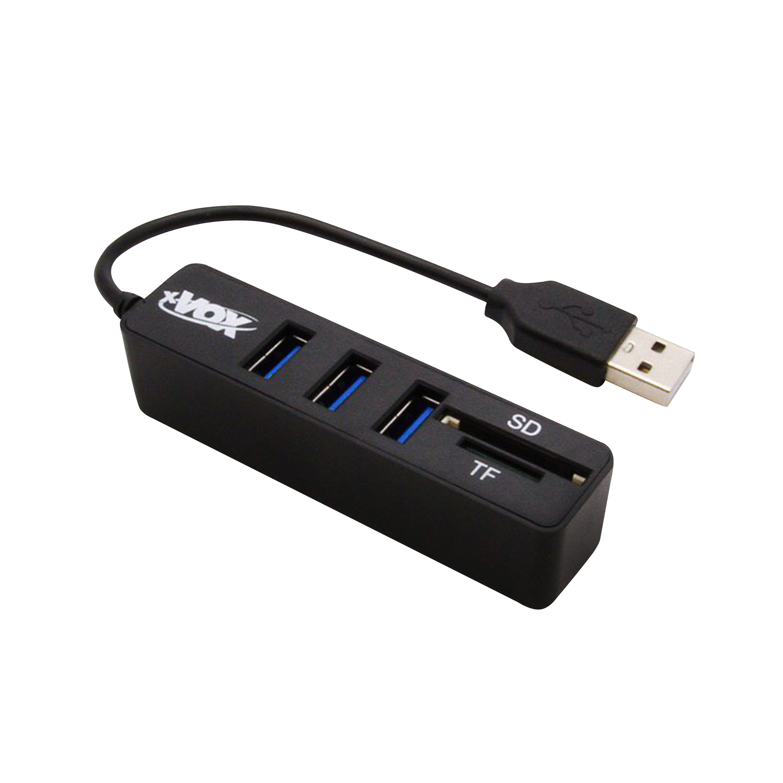 هاب 5پورتUSB2.0 وکارت خوان ایکس ووکس مدل X810