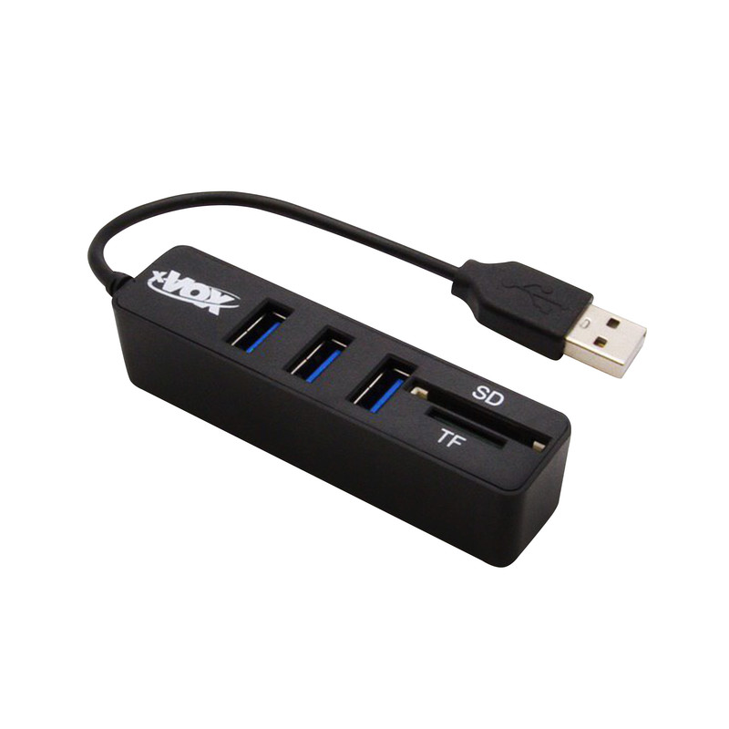 هاب 5پورتUSB2.0 وکارت خوان ایکس ووکس مدل X810