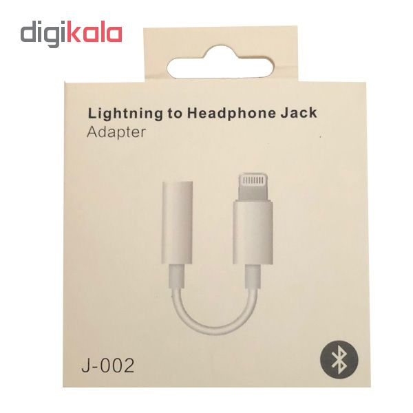 مبدل لایتنینگ به جک 3.5 میلی متری مدل J-002
