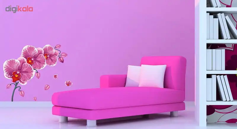 استیکر دیواری طرح گل ارکیده