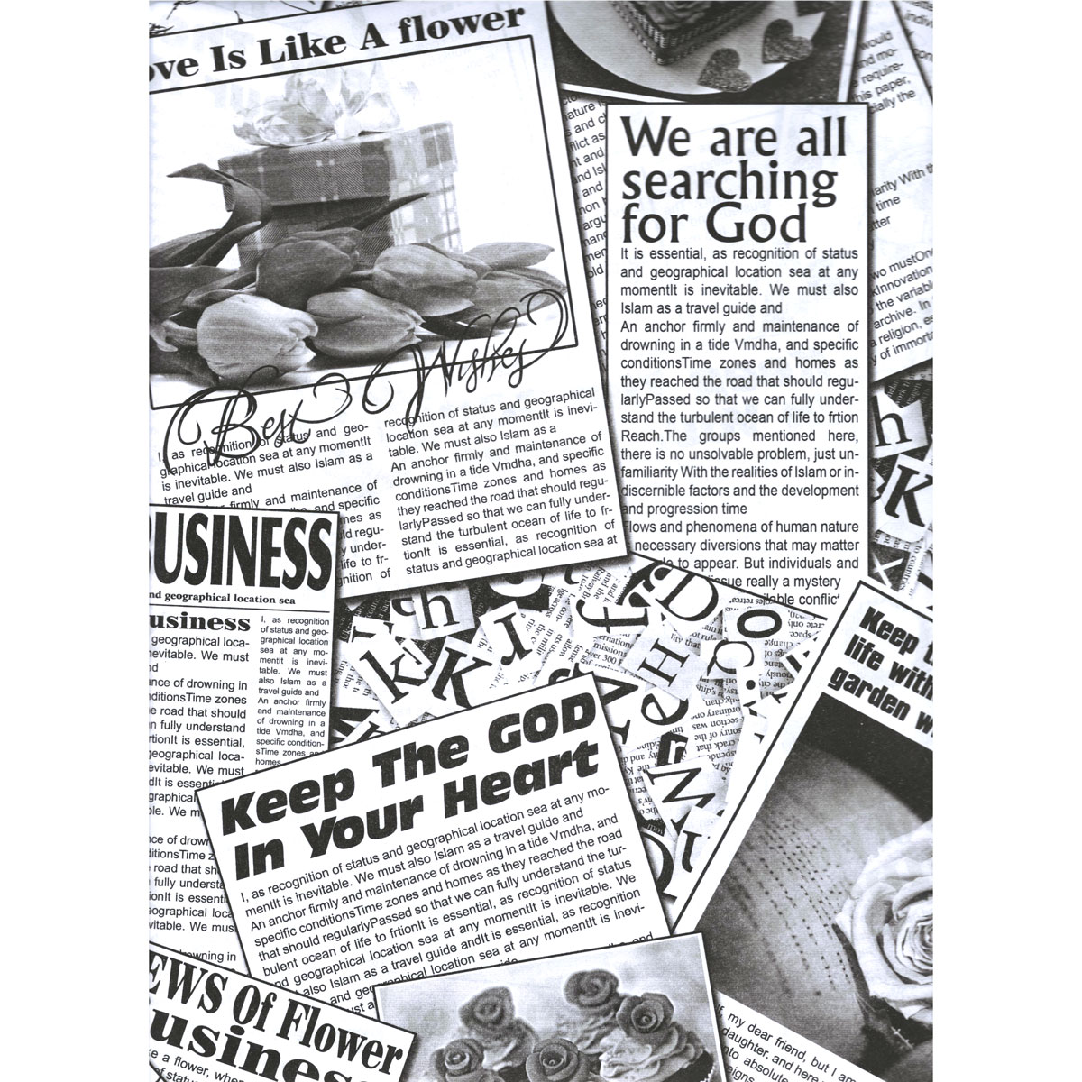 کاغذ کادو کد KH316 بسته 5 عددی