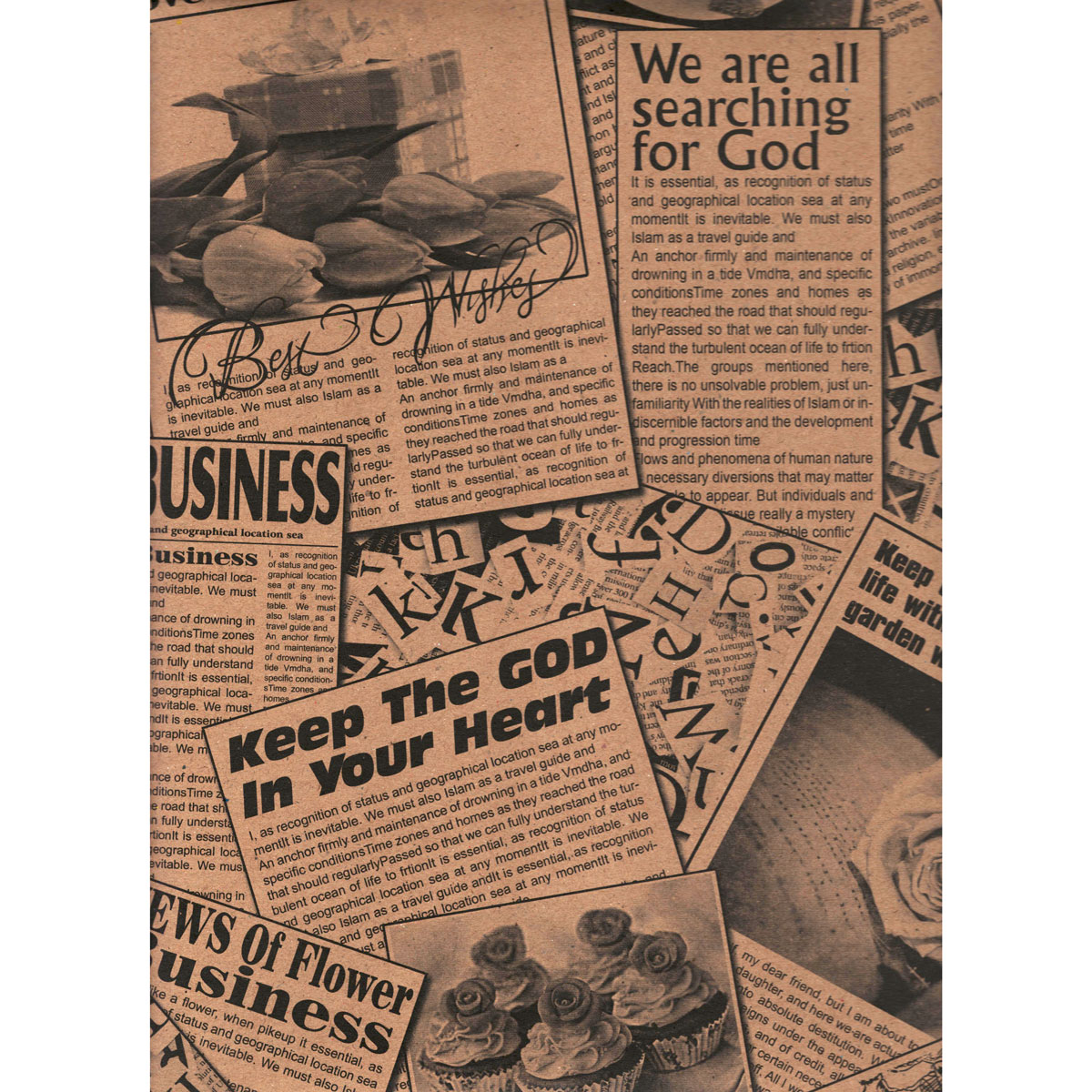 کاغذ کادو کد KH317 بسته 5 عددی