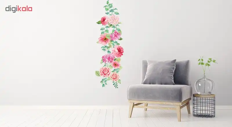 استیکر دیواری طرح گل های بهاری