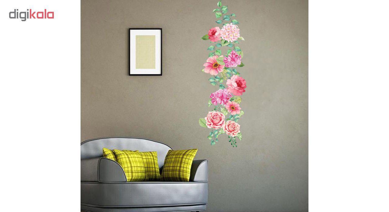 استیکر دیواری طرح گل های بهاری