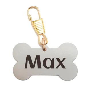 پلاک شناسایی حیوانات مدل استخوان طرح Max