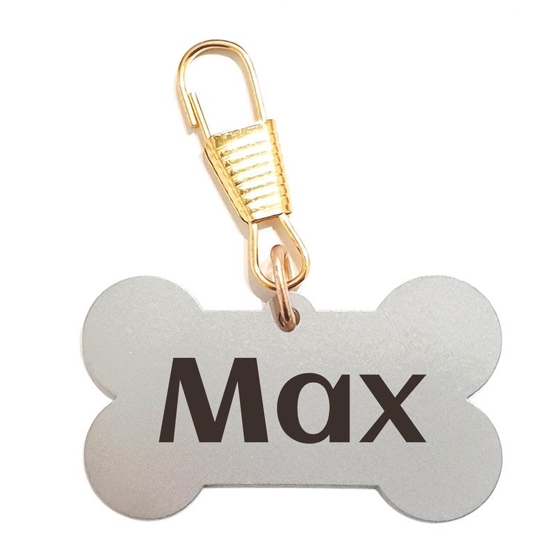 پلاک شناسایی حیوانات مدل استخوان طرح Max