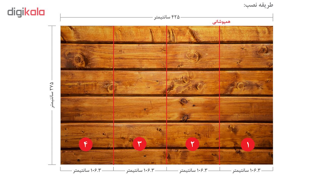 پوستر دیواری طرح دیوارچوبی کد BG 399