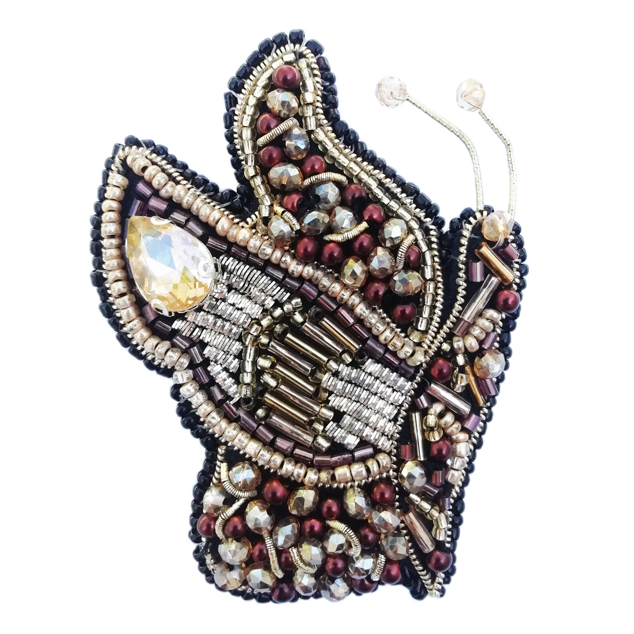 سنجاق سینه طرح پروانه مدل E50