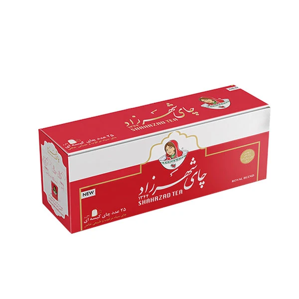  چای کیسه ای شهرزاد مدل Royal بسته 25 عددی