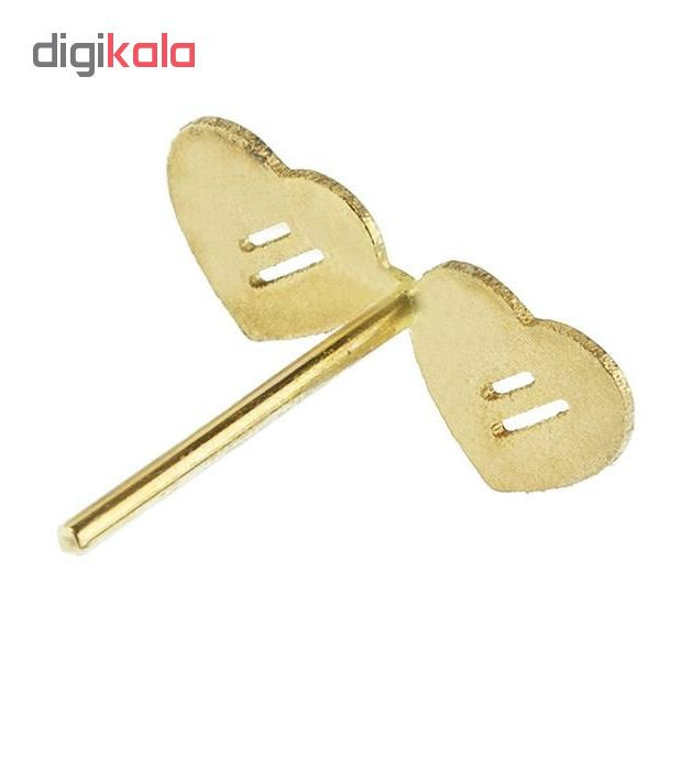 گوشواره طلا 18 عیار زنانه طرح قلب کد UN001 گوشواره طلا 18 عیار زنانه طرح قلب کد UN001
