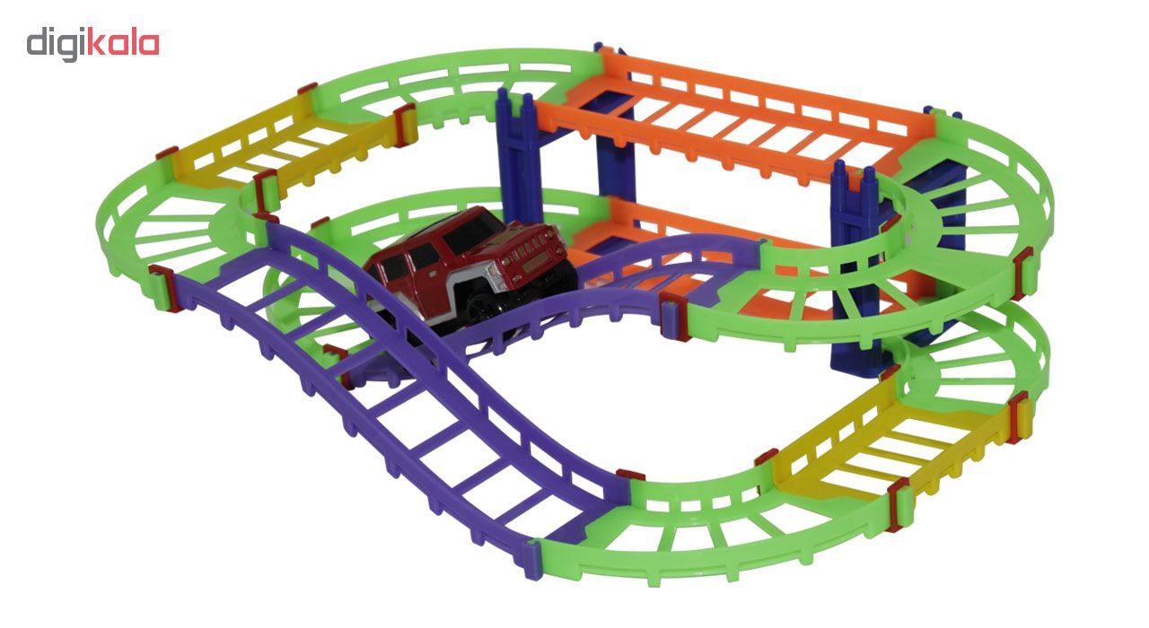 کیت ماشین بازی رویدی تویز طرح ریل و ماشین کد X79