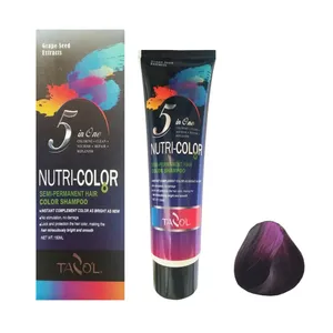 شامپو رنگ مو تزول مدل Nutri Color  شماره 64 حجم 150 میلی لیتر رنگ ماهگونی