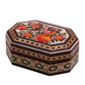 جعبه جواهر خاتم کاری کد 990