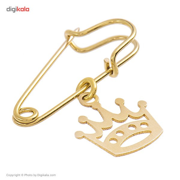 سنجاق سینه طلا 18 عیار رزا مدل PG04