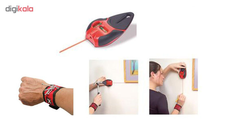 تراز لیزری کاپرو مدل B212 به همراه مچ بند مغناطیسی