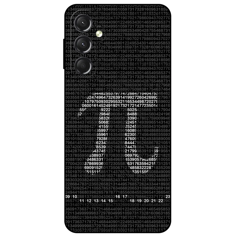 کاور مگافون طرح عدد پی مدل 7240 مناسب برای گوشی موبایل سامسونگ Galaxy A24 4G   