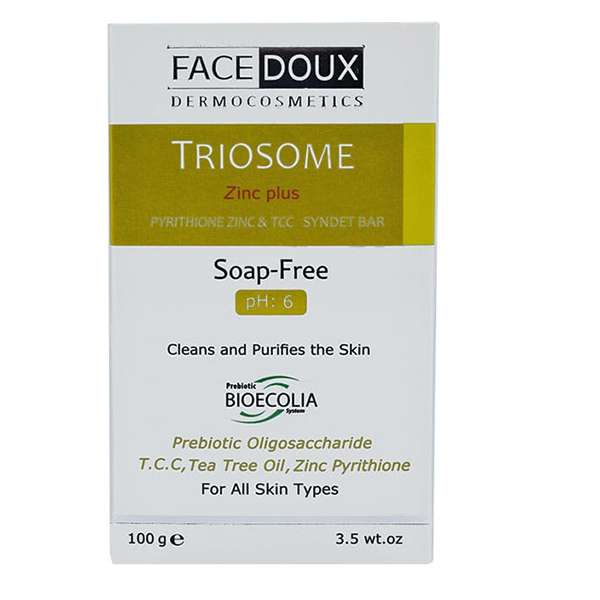 پن ضد باکتری فیس دوکس مدل Triosome وزن ۱۰۰ گرم پن ضد باکتری فیس دوکس مدل Triosome وزن ۱۰۰ گرم
