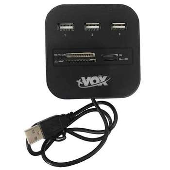 هاب 3پورت USB 2.0 ایکس ووکس مدل X807