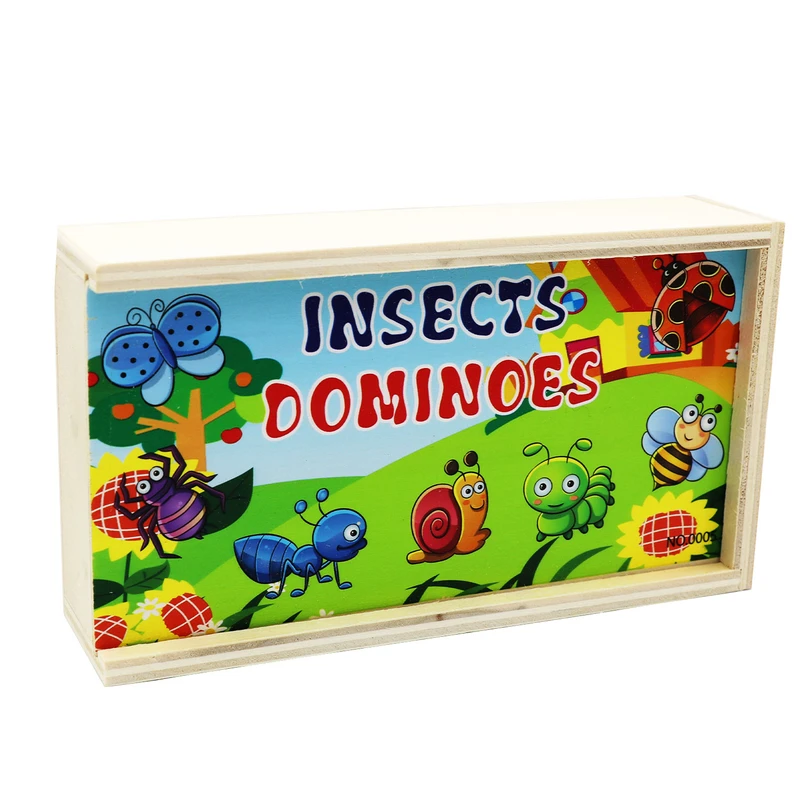 بازی آموزشی دومینو مدل حشرات