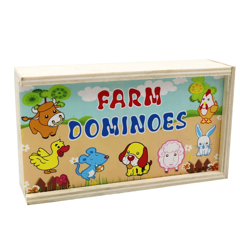 بازی آموزشی دومینو مدل حیوانات مزرعه