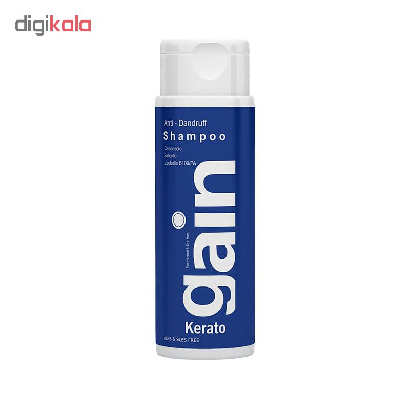 شامپو مو فیس دوکس مدل keratogain dry hair حجم 200 میلی لیتر