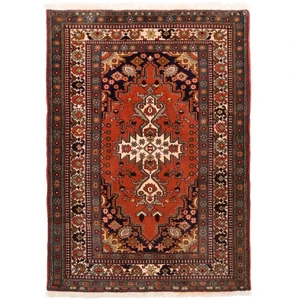 فرش دستباف قدیمی یک و نیم متری سی پرشیا کد 131872