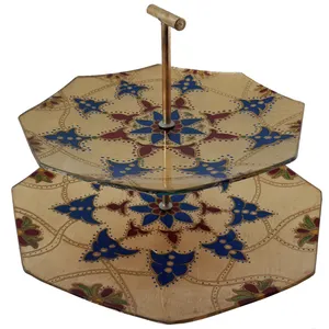 شیرینی خوری ویترای طرح اسلیمی کد D06