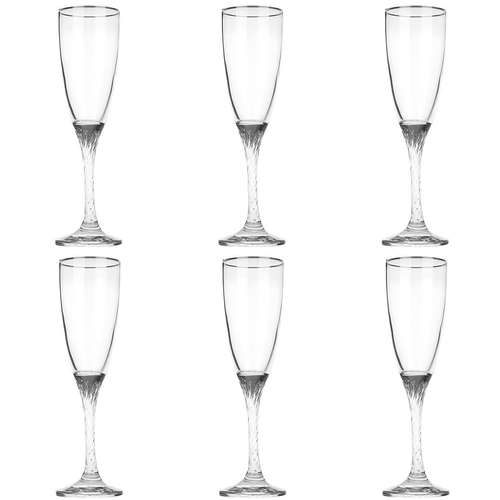 ست لیوان پایه بلند پاشاباغچه سری توییست کد 44307 - بسته 6 عددی