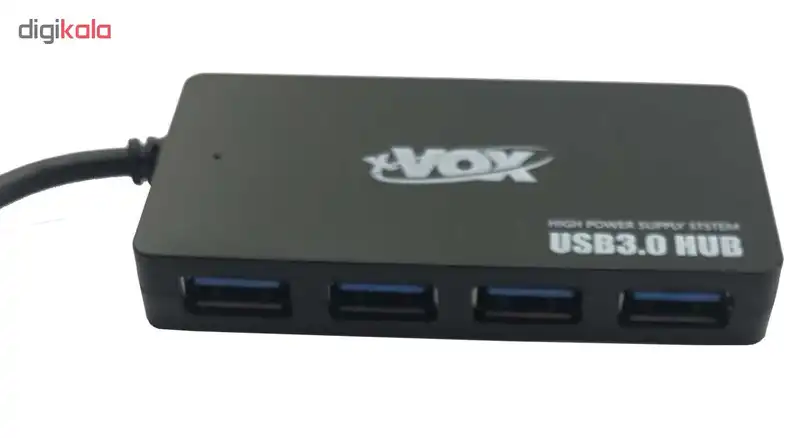 هاب 4پورت USB 3.0 ایکس ووکس مدل X802