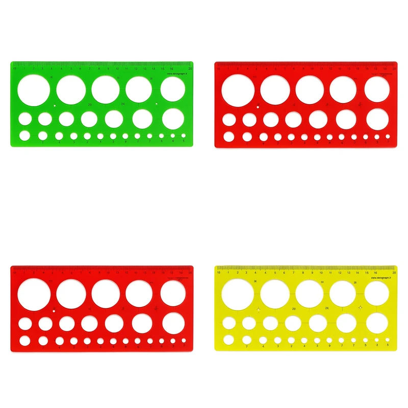 شابلون مدل دایره ژله ای بسته ۴ عددی