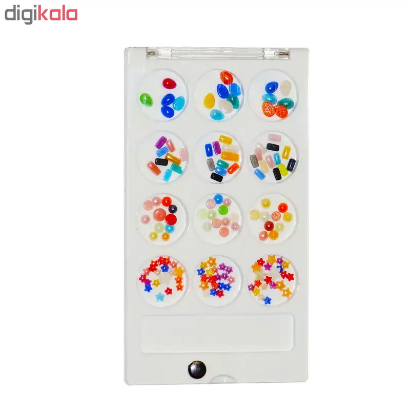 مجموعه نگین ناخن شامل مدل ND09