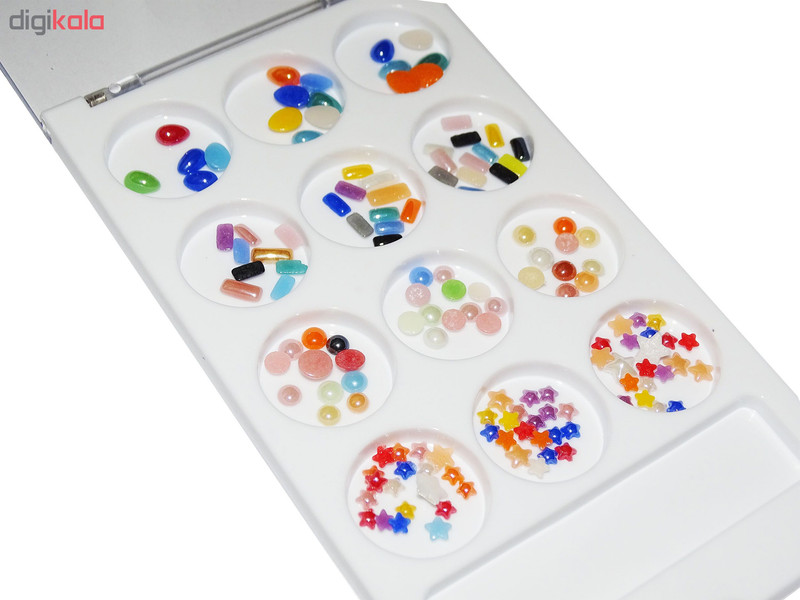 مجموعه نگین ناخن شامل مدل ND09