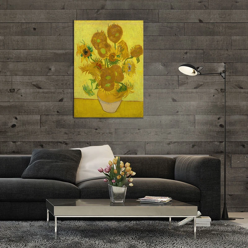 تابلو شاسی مدل گل های آفتابگردان کد ART-1122