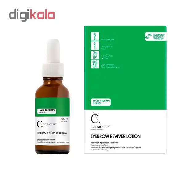 لوسیون تقویت کننده ابرو کازموسپ مدل REVIVER حجم 30 میلی لیتر