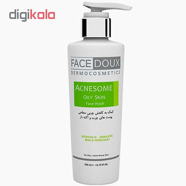 ژل شستشو صورت فیس دوکس مدل Acnesome حجم 200 میلی لیتر