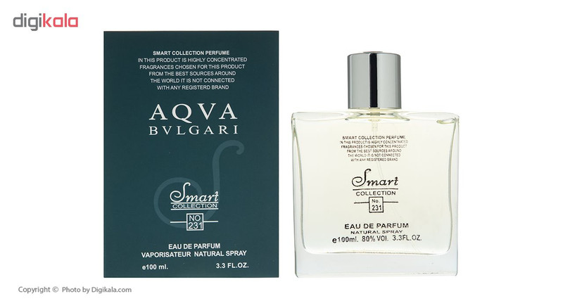ادو پرفیوم مردانه اسمارت کالکشن بولگاری مدل aqva حجم 100 میلی لیتر