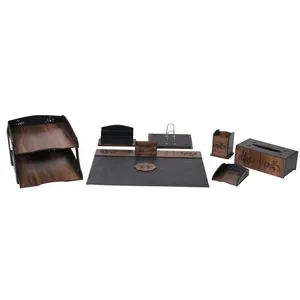 ست لوازم اداری رومیزی مدل C505 مجموعه 9 عددی
