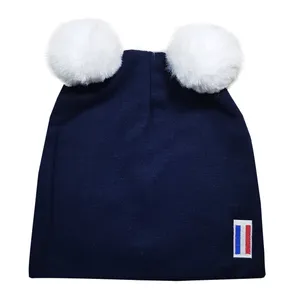 کلاه نوزادی مدل پوم پوم کد 05