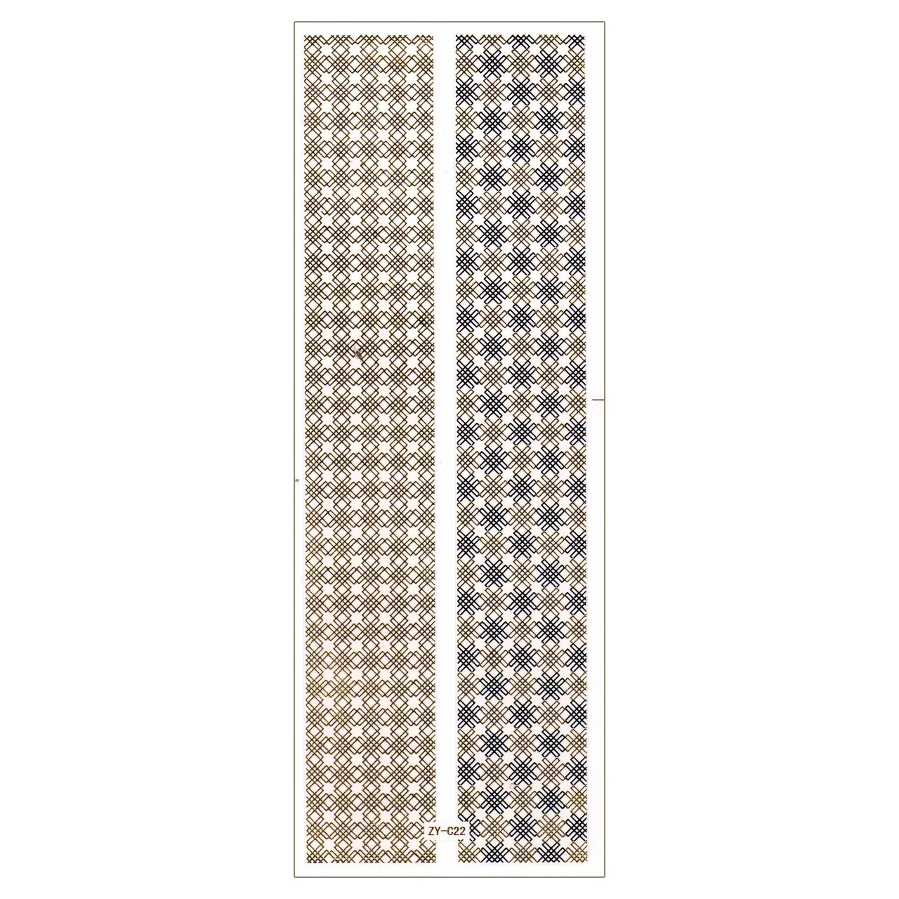 استیکر طراحی ناخن مدل ZY-C22